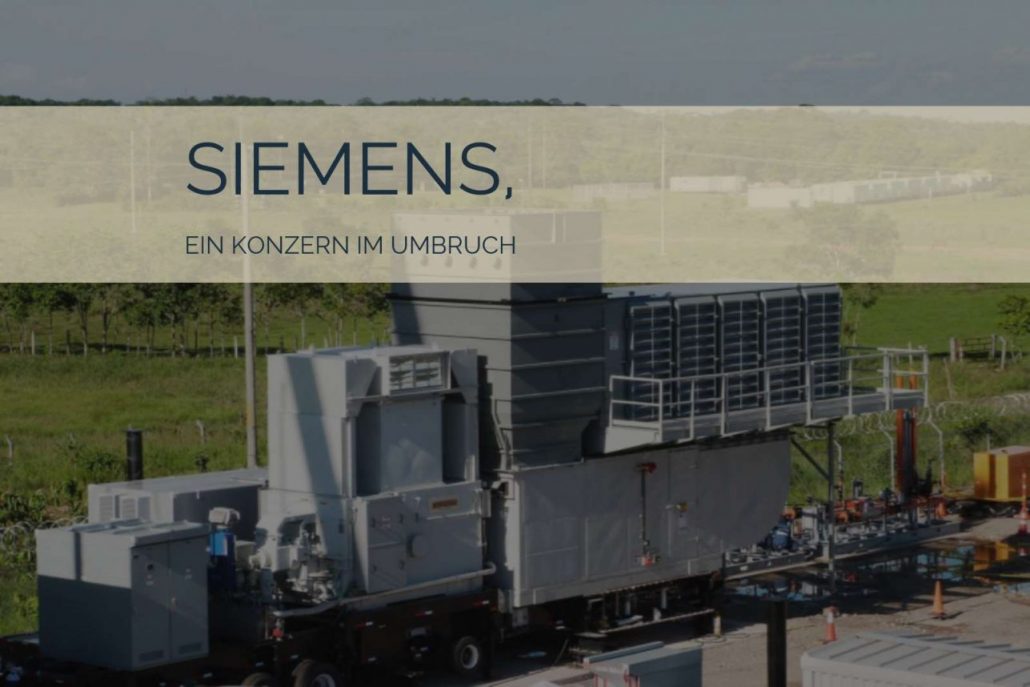 Siemens befindet sich im Umbruch