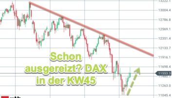 Wende am Aktienmarkt von Dauer? DAX-Chartanalyse KW45