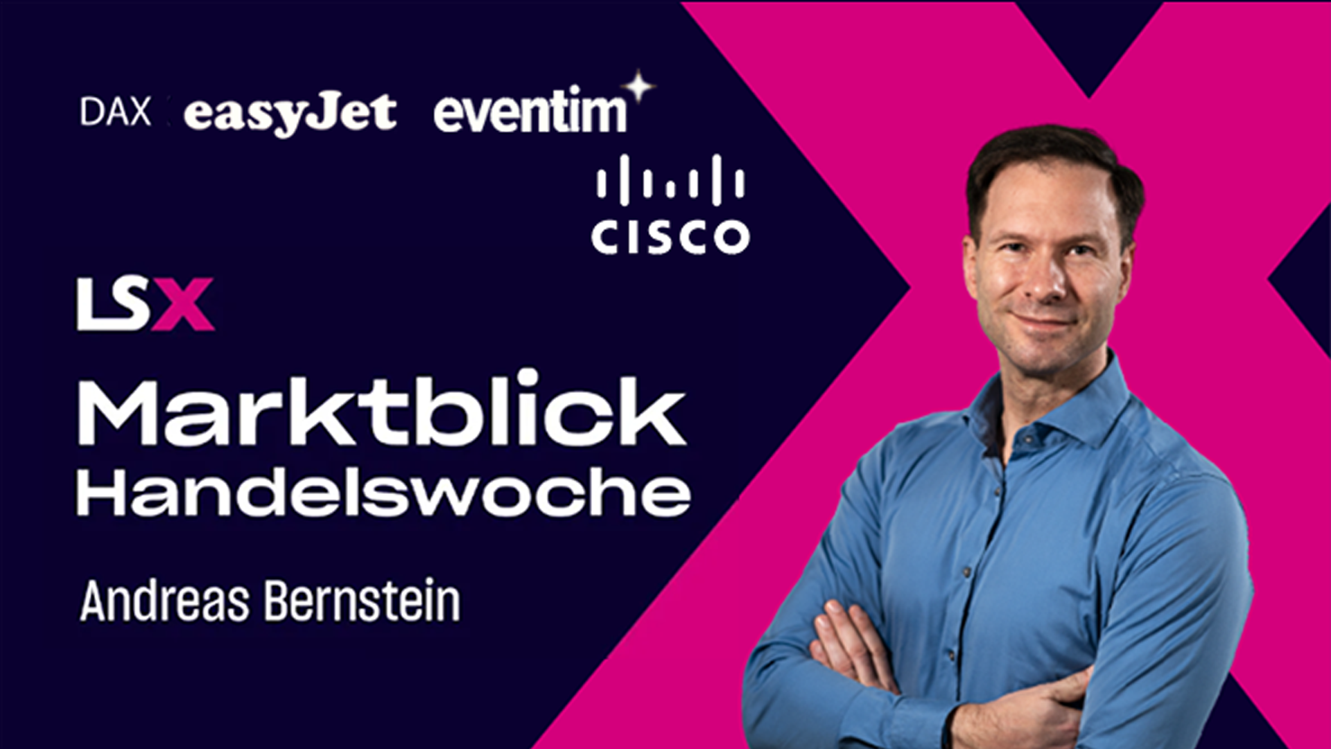 DAX überspringt die 16000 CTS Eventim Richtung Allzeithoch Cisco