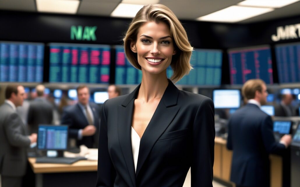 Frau Tradingfloor